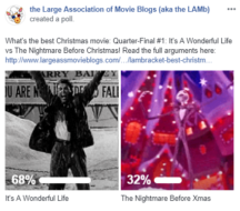 LAMBracket: Best Christmas Movie Quarter-Final 1 Results